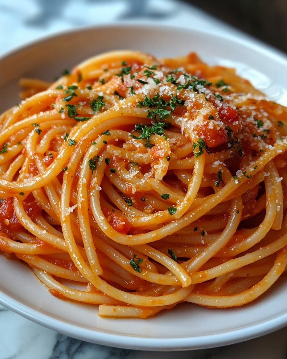 3-Ingredient Tomato Pasta: Simple Happy Dinner