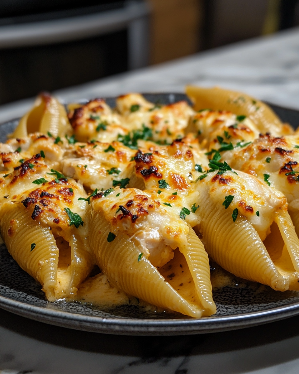 Creamy Chicken Alfredo Stuffed Shells 5 Simple Cozy Bake