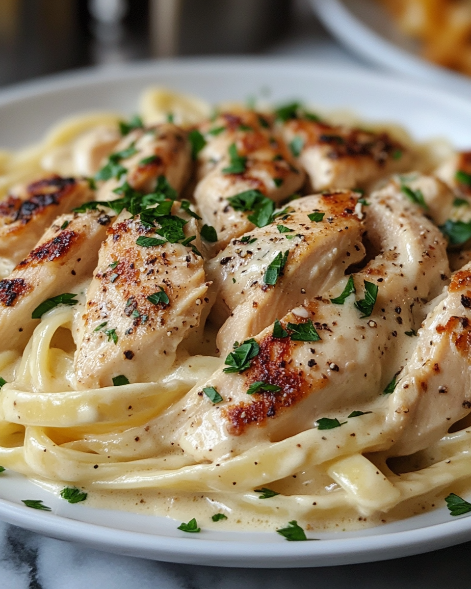 Easy Chicken Alfredo Fettuccine (Restaurant Style) 1 Simple Surprising Creamy