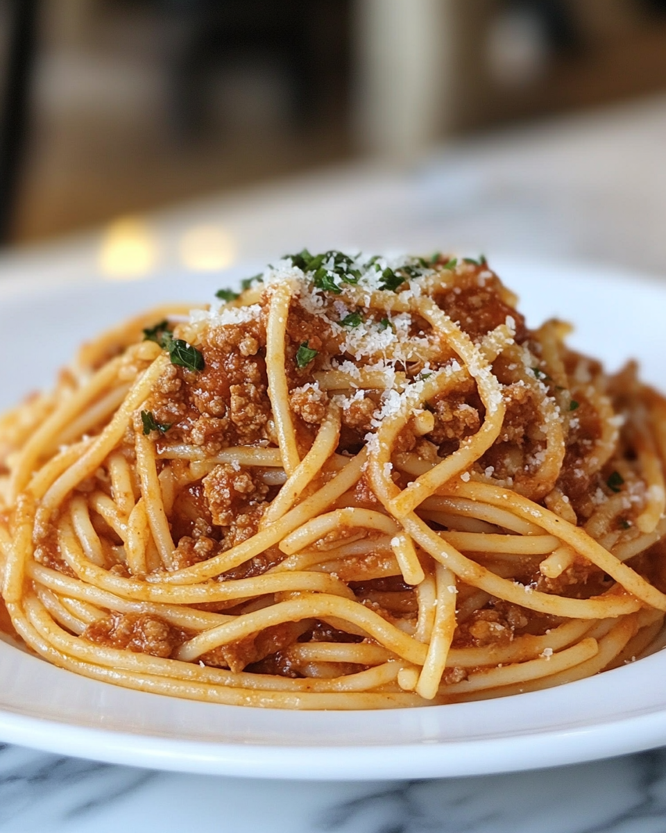 Meat Sauce Spaghetti