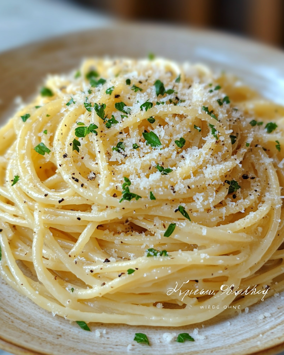 Quick Garlic Butter Pasta