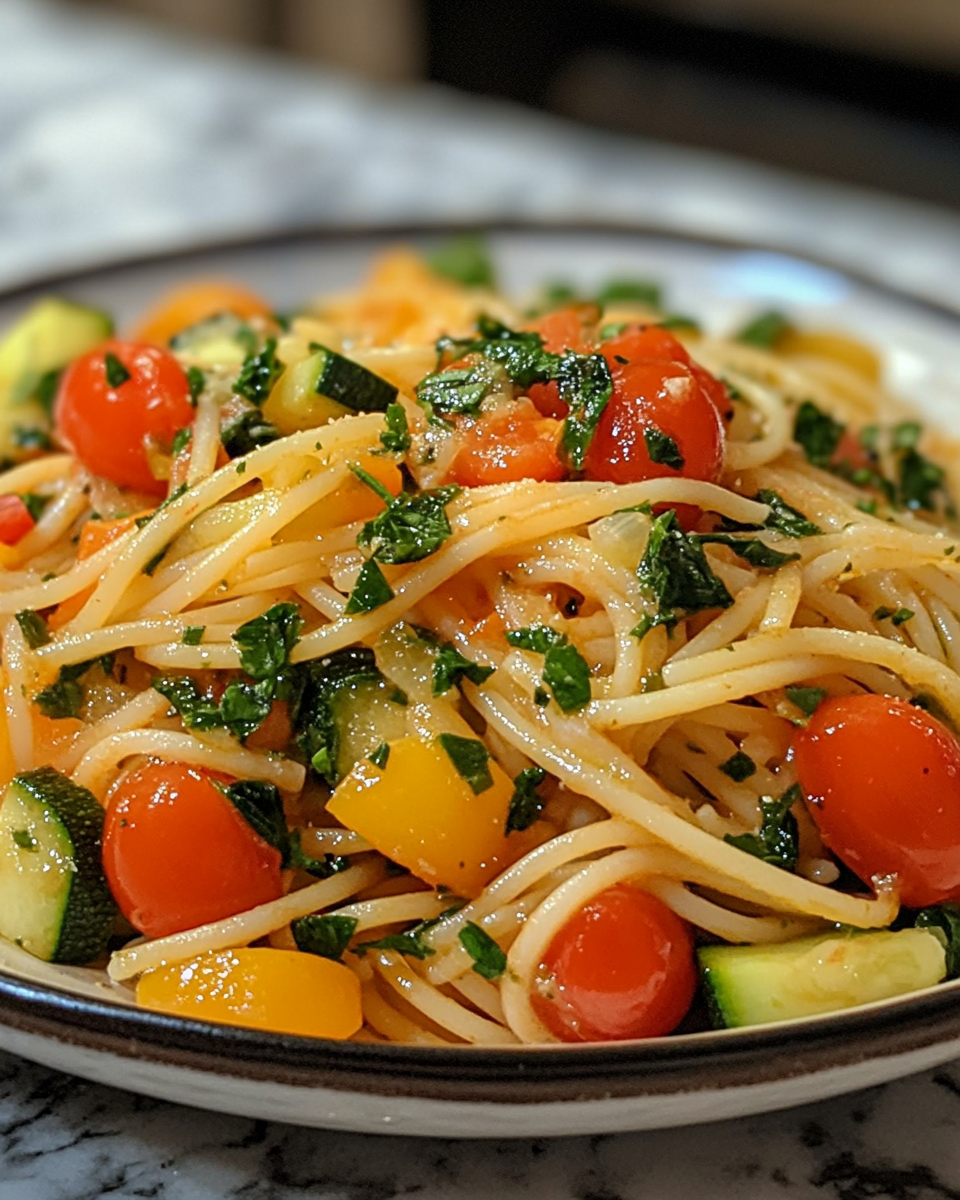 Veggie-Loaded Pasta: A Colorful, Healthy, and Comforting Meal